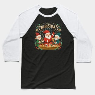 Merry Elfy Christmas Baseball T-Shirt